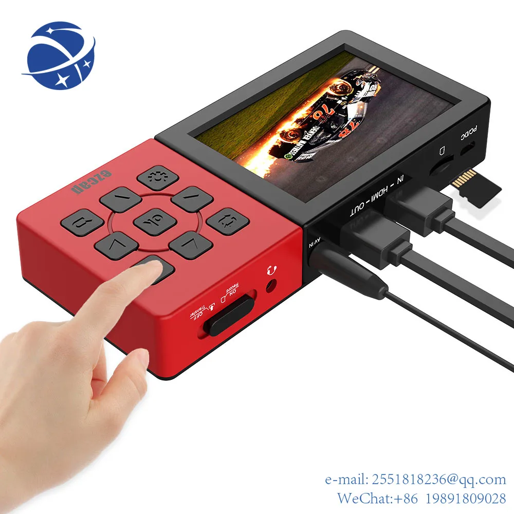 

YYHC ЖК-экран портативный HDMI видеозахват 1080P 30 с HDMI петлевым видеорегистратором Ezcap273a микрофон Ezcap Mini USB