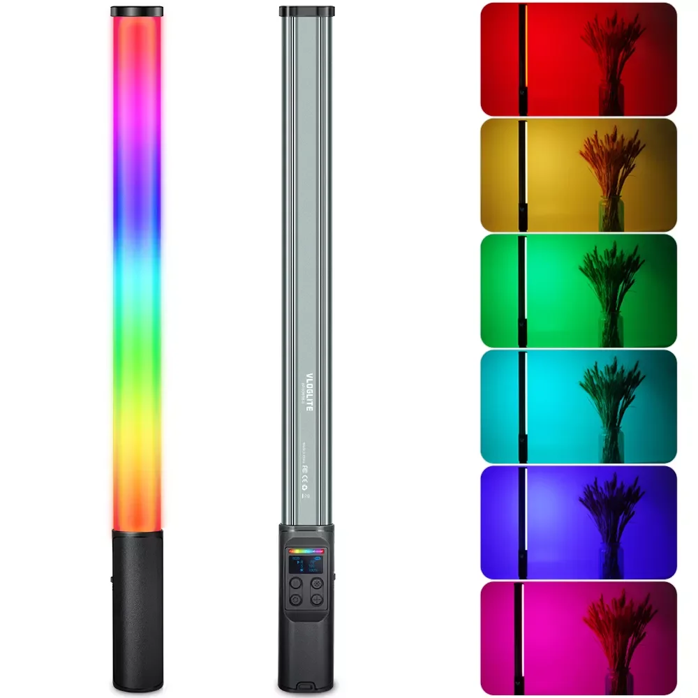 

Мини W64 RGB Светодиодная лампа для видеосъемки 2500-9000K полноцветная перезаряжаемая лампа для фотографии 2000 мАч портативный карманный для Youtube ...