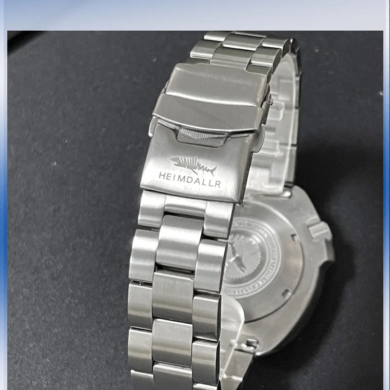 Watch Modify Parts 45.2mm Titanium Material Turtle 6105 Watch Case+Titanium Bracelet Sapphire Fit NH35/36 Automatic Movement