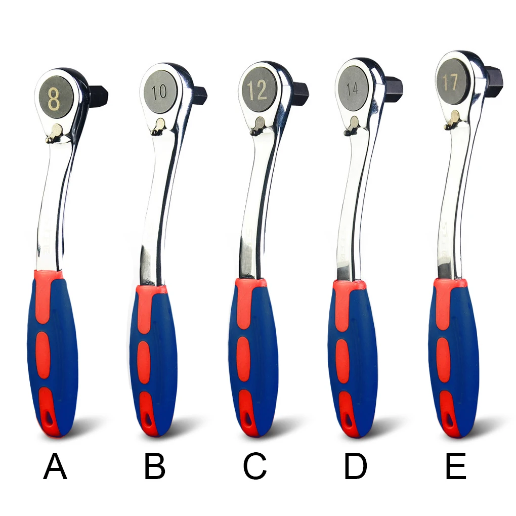 

Ratchet Wrench Ratcheting Spanner Quick Release Handle Replaceable Hand Tool