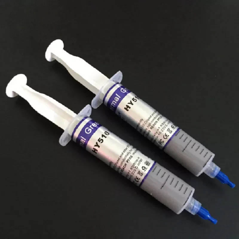 

HY510 30g silicone thermal paste heat transfer grease heat sink CPU GPU chipset notebook computer cooling Syringe