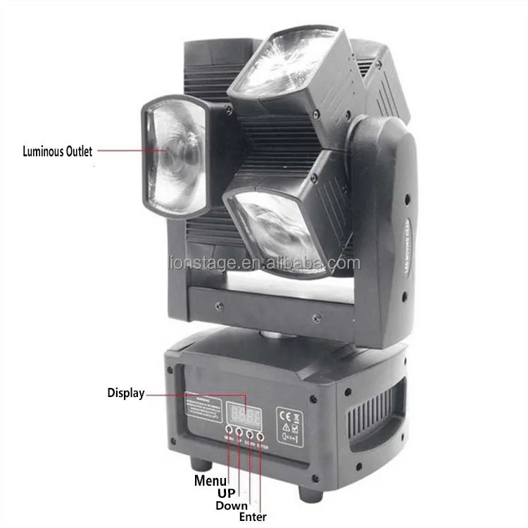 

Unique Dual Axis 8x10W rgbw 4 in 1 Moving Head stage light