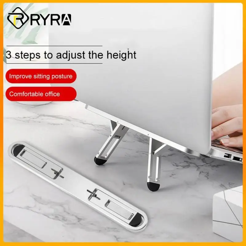 

Универсальная подставка для ноутбука RYRA, подставка для Macbook 13 15 Air Lenovo Samsung, охлаждающая подставка для ноутбука, невидимые подставки-Кронштей...
