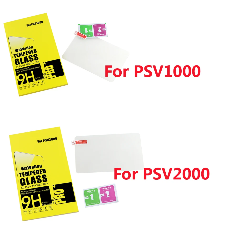 

20sets For psv1000 2000 Front Tempered Glass Screen Protector Cover Protective Film Guard for Psvita1000 PS Vita2000 PSV 2000