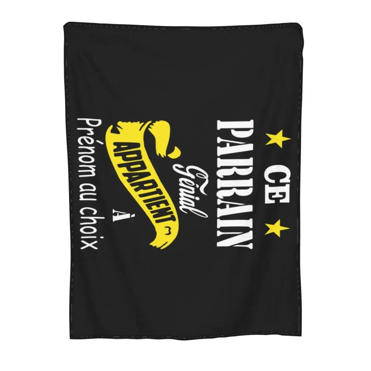 Персонализация Meilleur Parrain Parfait Cool Idee Cadeau Maillot Fete I005 Простое женское одеяло в подарок