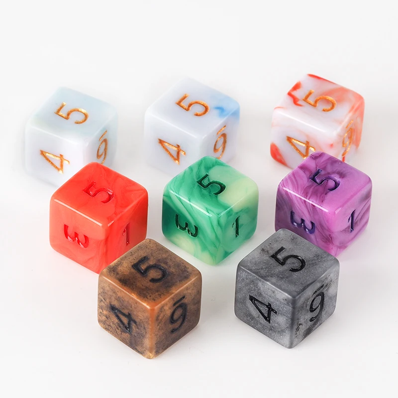 

Шахматная игра игральные кости 7 шт. градиентные основные цветные кости для мультиплеера шахматная игра студенческие кости