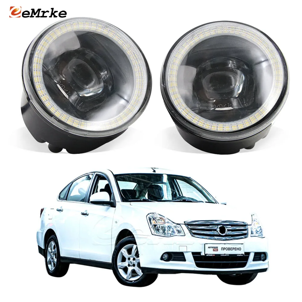 Фонари Противотуманные с разрезанными линзами для Nissan Almera CIS-spec Sylphy G11 G15 2012-2018