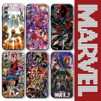avengers spider man marvel comics for samsung a20 a21 a22 4g 5g phone case silicone cover coque funda black back