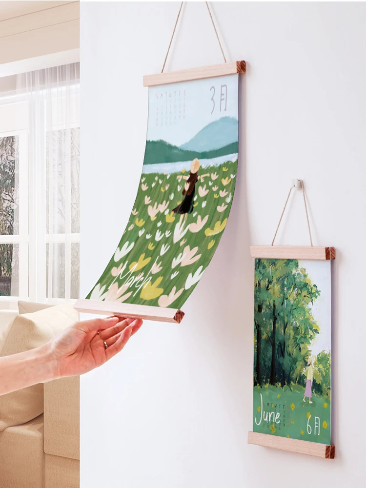 

Natural Pine Wooden Painting Frame For DIY Picture Poster Wall Canvas Painting Magnetic Frame Home Wall Decor
