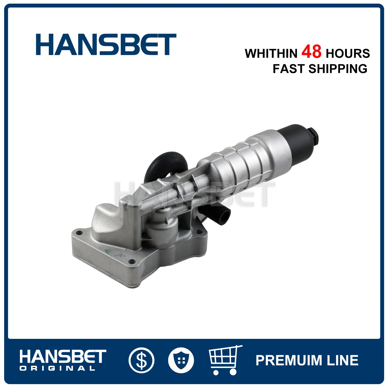 Алюминиевый корпус фильтра масляного радиатора двигателя 2711801410 подходит для