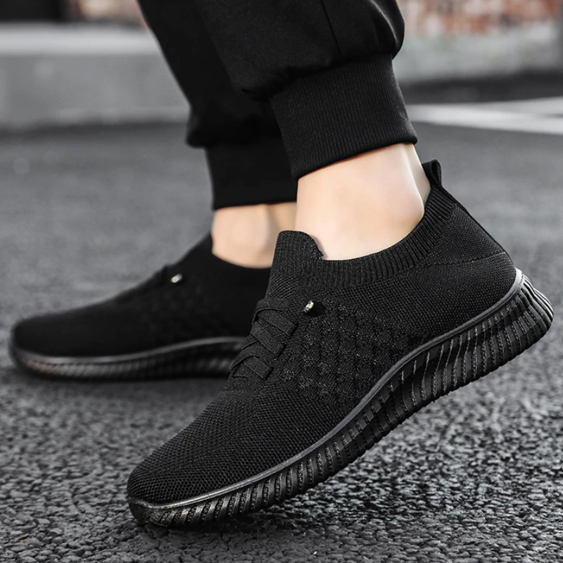 

кроссовки мужские кроссовки мужские осень кроссовки мужские для бега лоферы Мужские однотонные спортивные туфли, дышащие повседневные кроссовки с круглым носком, удобная массивная обувь для тренировок, на весну