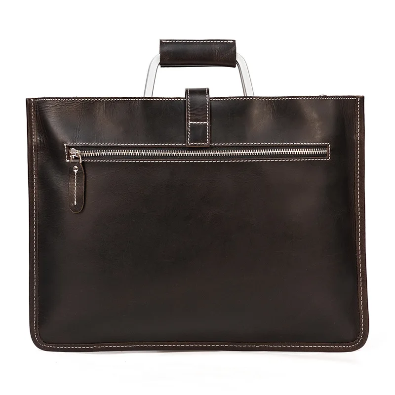 Genuine Leather Men Briefcase Bag Vintage Men Handbag Office Bags For Men Folder For Documents 2022 Shoulder Bag Briefcas Bag