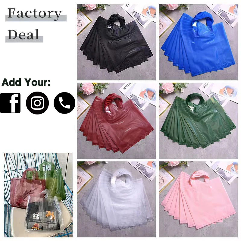 Прозрачные пластиковые пакеты с принтом