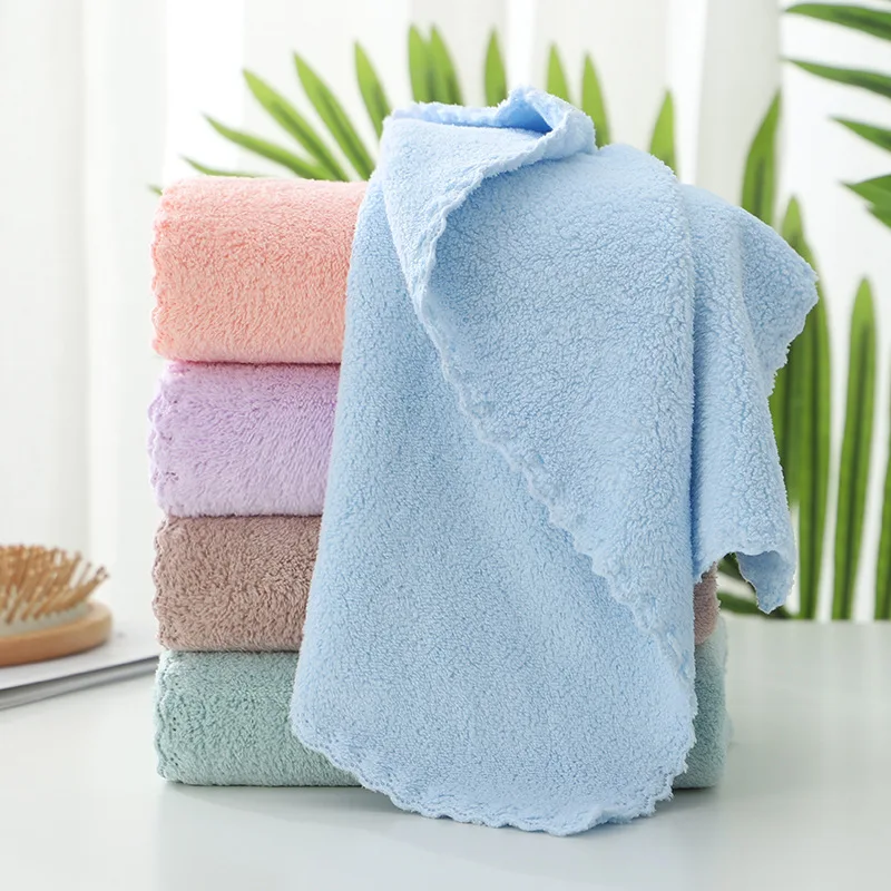 

35X75cm Quick Dry Microfiber Towel Coral Fleece Bath Towel Adult Quick Drying Microfiber Hair Towels Womens Hand Towel Absorbent