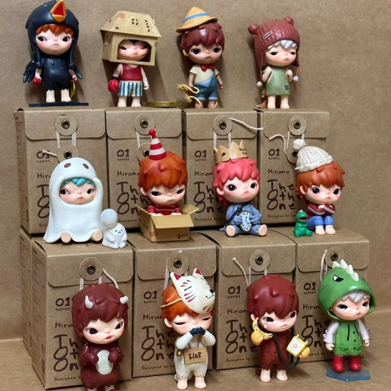 Фото Подлинная серия Hirono The Other One и Little Mischief, слепая коробка, фигурка, коллекция аниме, модель, игрушки, куклы, подарки №1