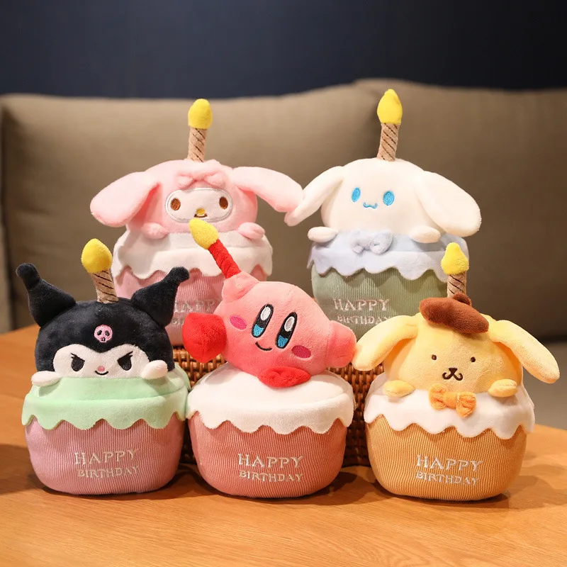 

Sanrio Cartoon Anime Can Sing Toy Kuromi My Melody Pochacco Pompom Purin Cinnamoroll Kirby Cute Soft Dolls Girls Birthday Gift