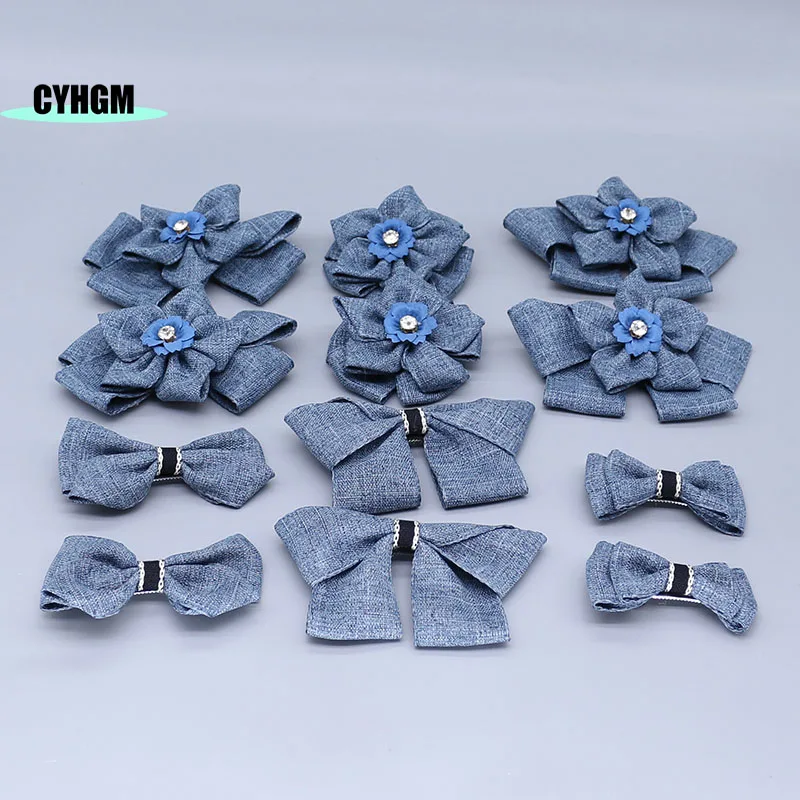 

Оптовая продажа, новые Ленточные заколки для волос для девочек, шелковые заколки для волос, милые джинсовые заколки, женские аксессуары для ...