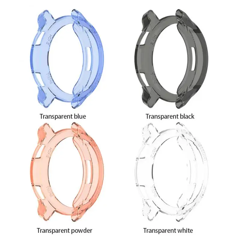 

Half-pack Watch Cover Smart Watch Tpu Soft Rubber Hollow Protective Case Anti-fall Smart Accessories Protective Cover