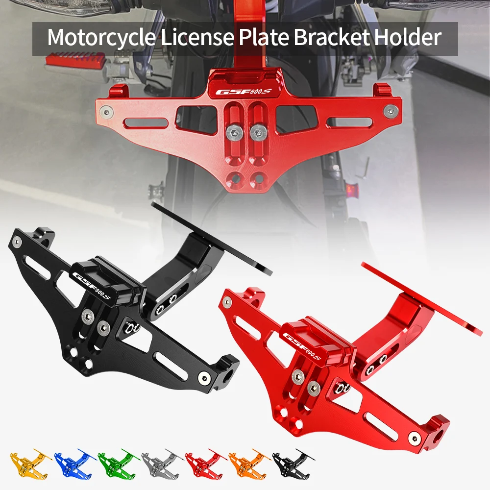 

License Plate Holder Bracket with Light Tail Tidy Fender Eliminator For SUZUKI GSF600S BANDIT 2007 2008 2009 2010 2011 2012-2015