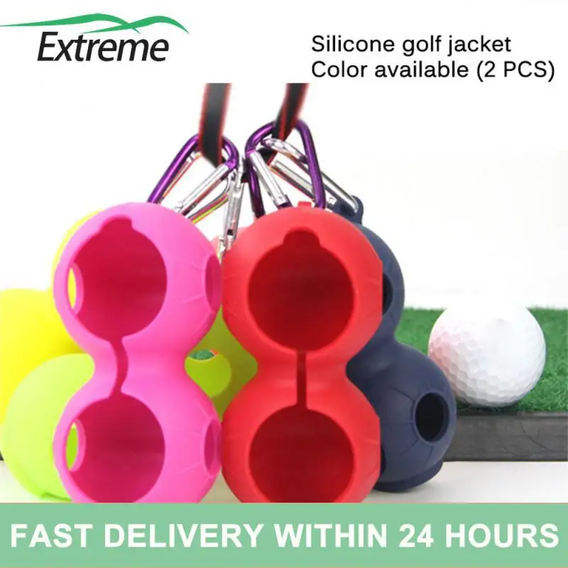 

Easy To Carry Golf Ball Cover Black Wear-resistant And Durable Keychain Golf Supplies Can Be Hung Design Storage Ball Bag Green