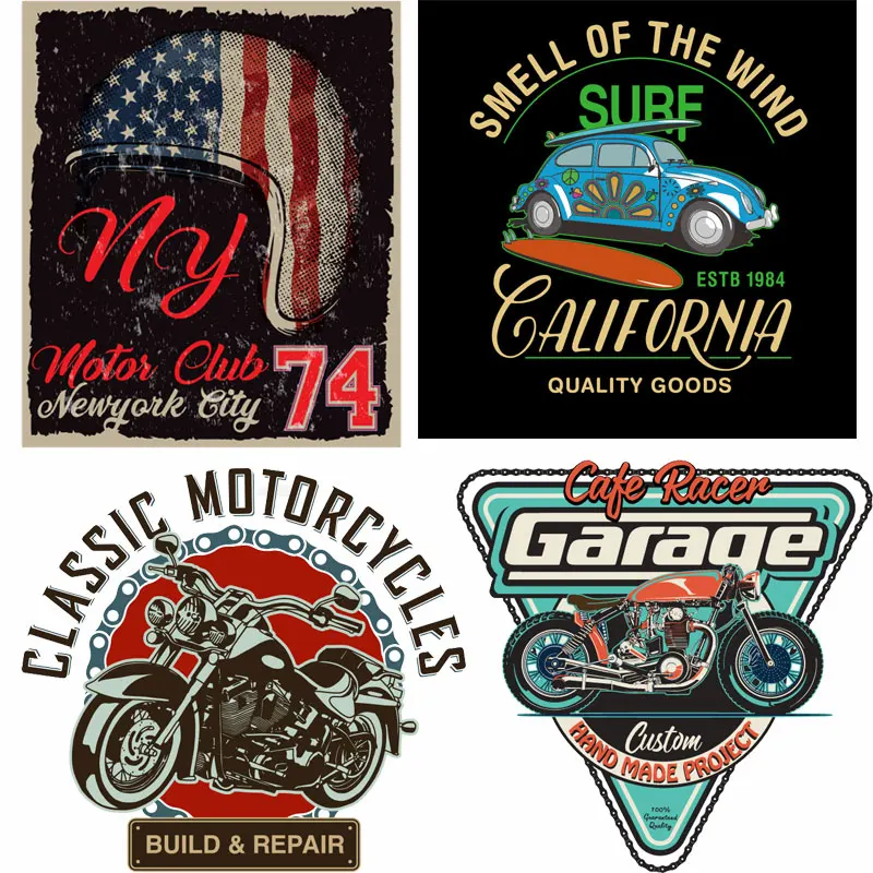 

Thermoadhesive Patches on Clothes Letter Clorhing Stickers Punk Patch for Jacket Motorcycle Badge Iron-on Transfers for Clothing