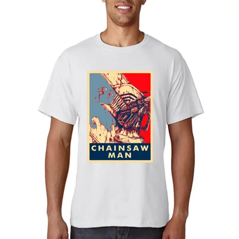 

Chainsaw Man Graphic Print Tshirts Woman O Neck Casual T-shirt Vintage Hip Hop Summer Short Sleeve Female Oversized Loose Tshirt