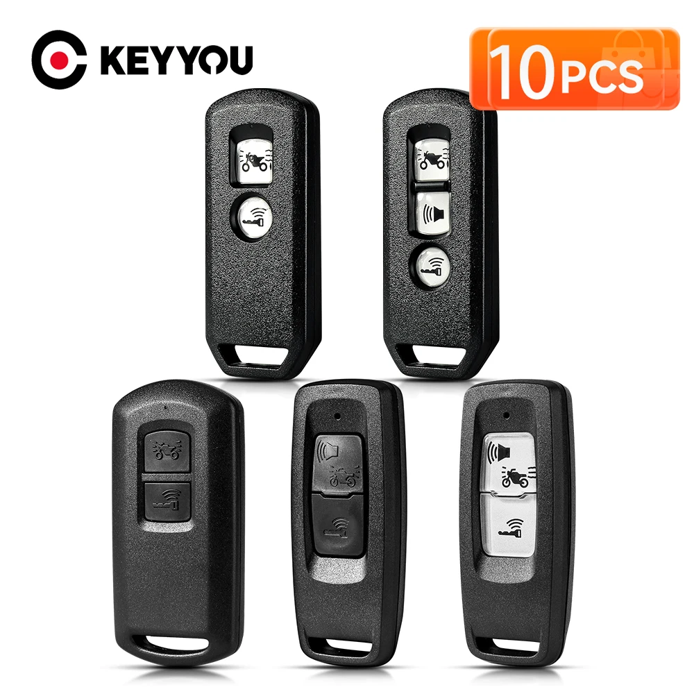 Фото KEYYOU 10 шт. для Honda PCX PCX160 K1Z K1Y X-ADV SH 300 150 125 для Forza 150 Hybrid K01 K77 K96 K97 умный корпус ключа мотоцикла №1