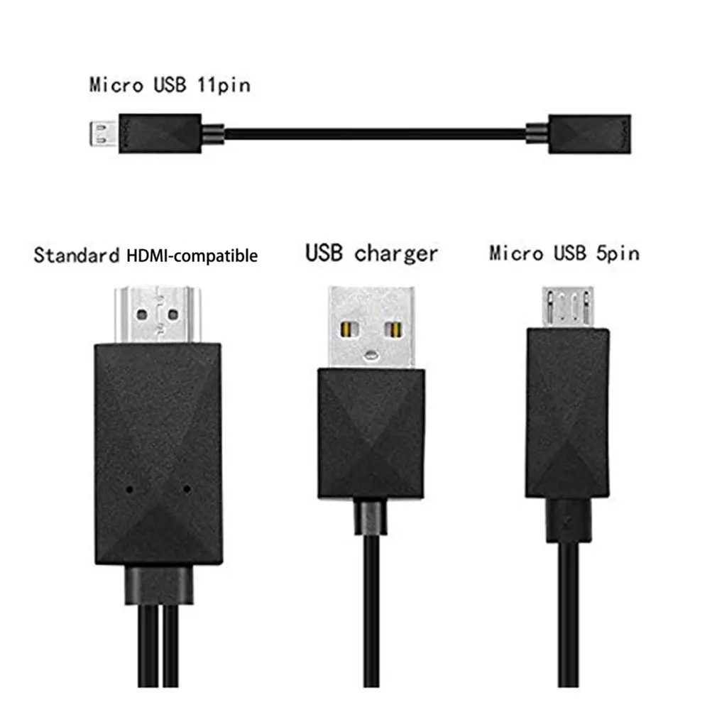 Универсальный адаптер для Android Phone MHL Micro USB-HDMI-совместимый с 1080P HD TV. - купить по