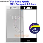 Для Sony Xperia XZ1 Compact G8441 9H твердость 3D полное покрытие тонкое закаленное изогнутое Закаленное стекло пленка защита экрана
