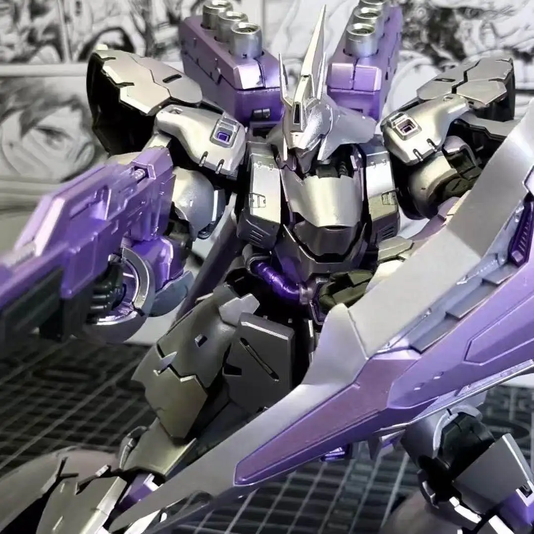 Фото GAOGAOModel Rg Sazabi Радуга Серебряная краска для тела в сборе, экшн-фигурка Msn-04ff, масштаб 1/144, комплект аниме-фигурка, подарок на день рождения №3