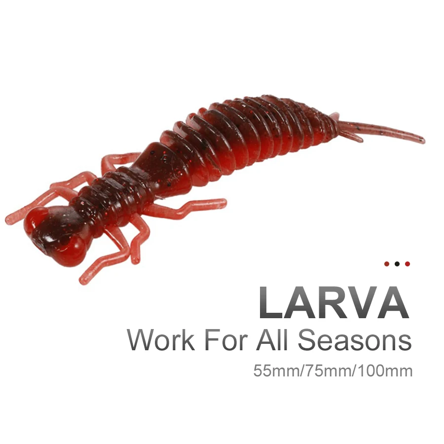 

10pcs Worms Fishing Lure 55mm75mm Wobblers Sets Stickbait Artificial Fishing Worm Silicone Lures Fishing Wobblers Fishing Tackle