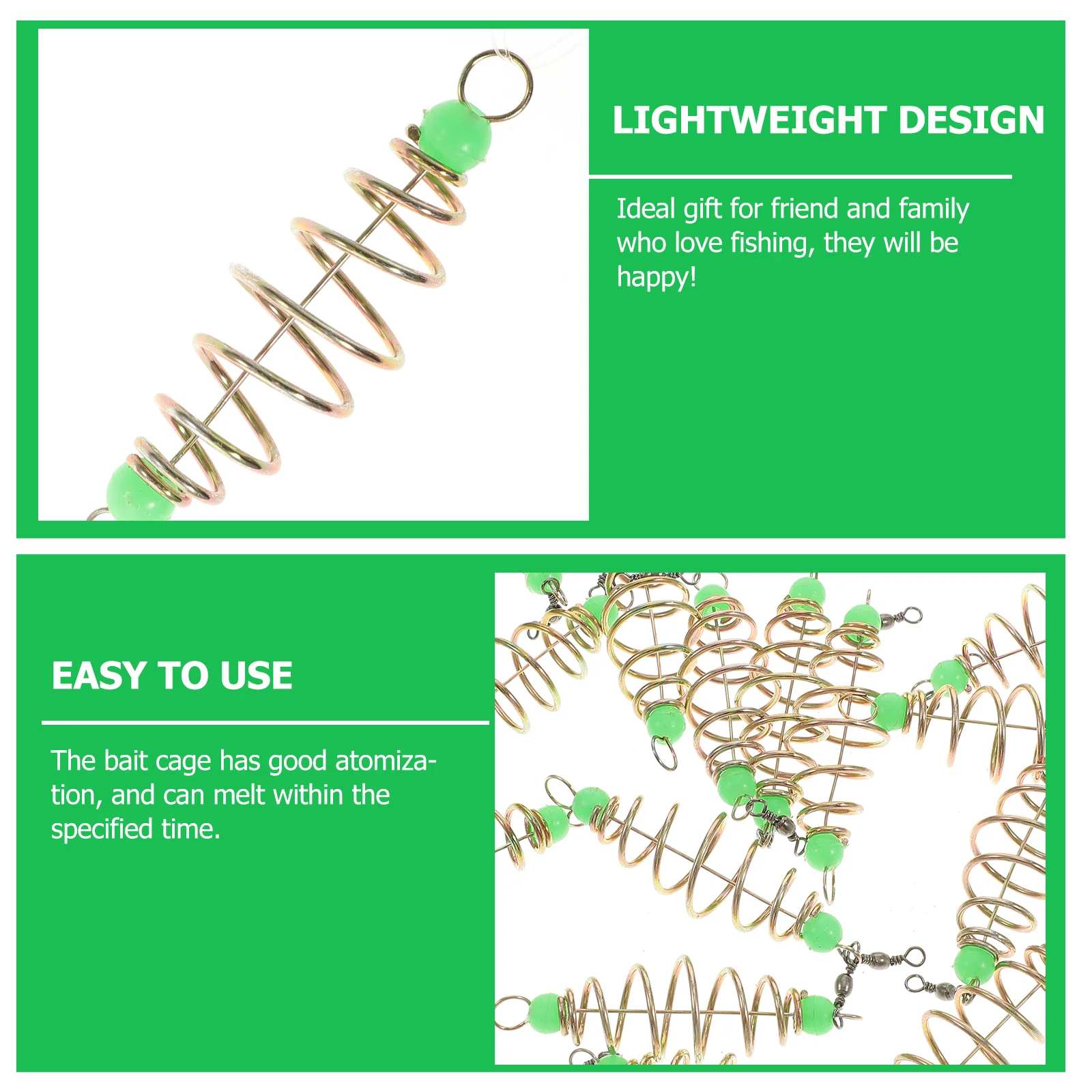 24 шт. пружинная приманка рыболовная клетка ловушка аксессуары для инструментов