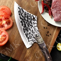 meat cleaver hunting knife handmade forged boning knife serbian chef knife stainless steel kitchen knife butcher fish knife