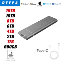high speed ssd usb 3 1 for laptops desktop storage device m 2 hdd original mobile hard drive type c 16tb 8tb solid state drive