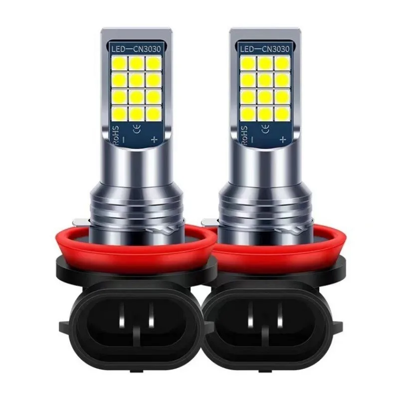 2 шт. Автомобильные противотуманные фары H8 H9 H1 H3 H4 H7 H11 9005 HB3 9006 HB4 4300K 6000K