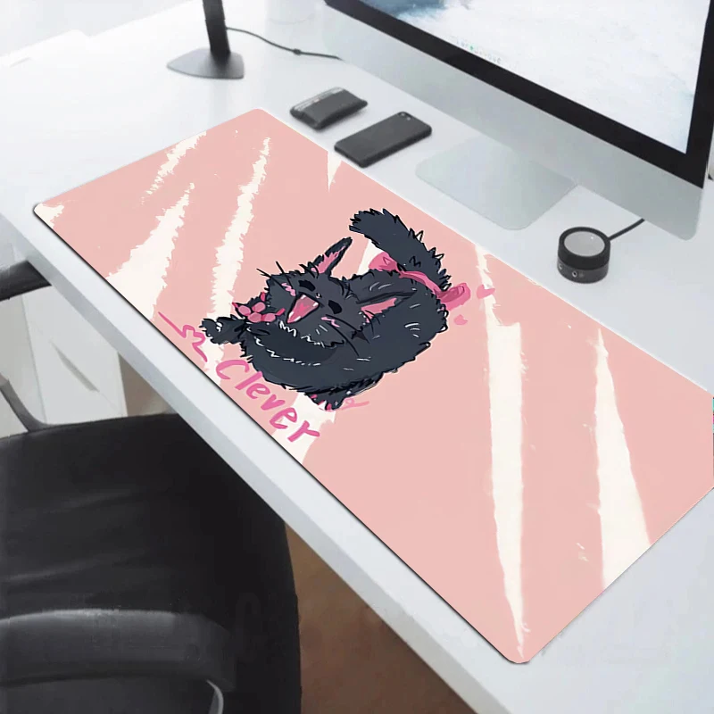 

Computer Xxl Mouse Pad Anime Cute Cat Pc Cabinet Games Desk Accessories Gamer Keyboard Mousepad Mat Gaming Office Extended Mats