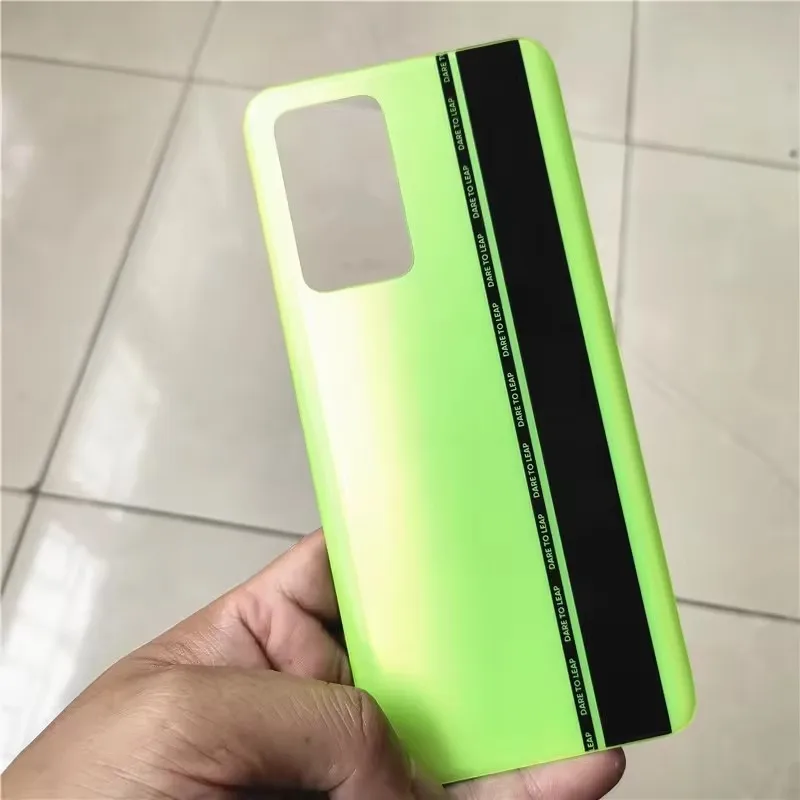 Фото Задняя стеклянная панель крышки аккумулятора для Realme GT Neo2 Neo 2, замена задней крышки корпуса + клейкая наклейка №5
