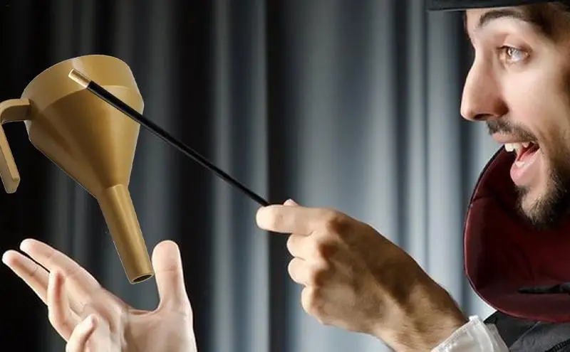 czołg komediowy lejek wodny magiczne sztuczki rekwizyty iluzja sceniczna akcesoria magiczna zabawka prezent dla dzieci