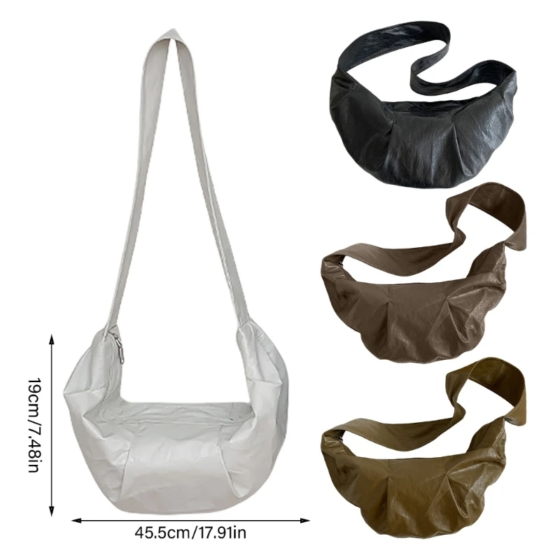 Элегантная женская сумка через плечо большая вместительная для пельменей из