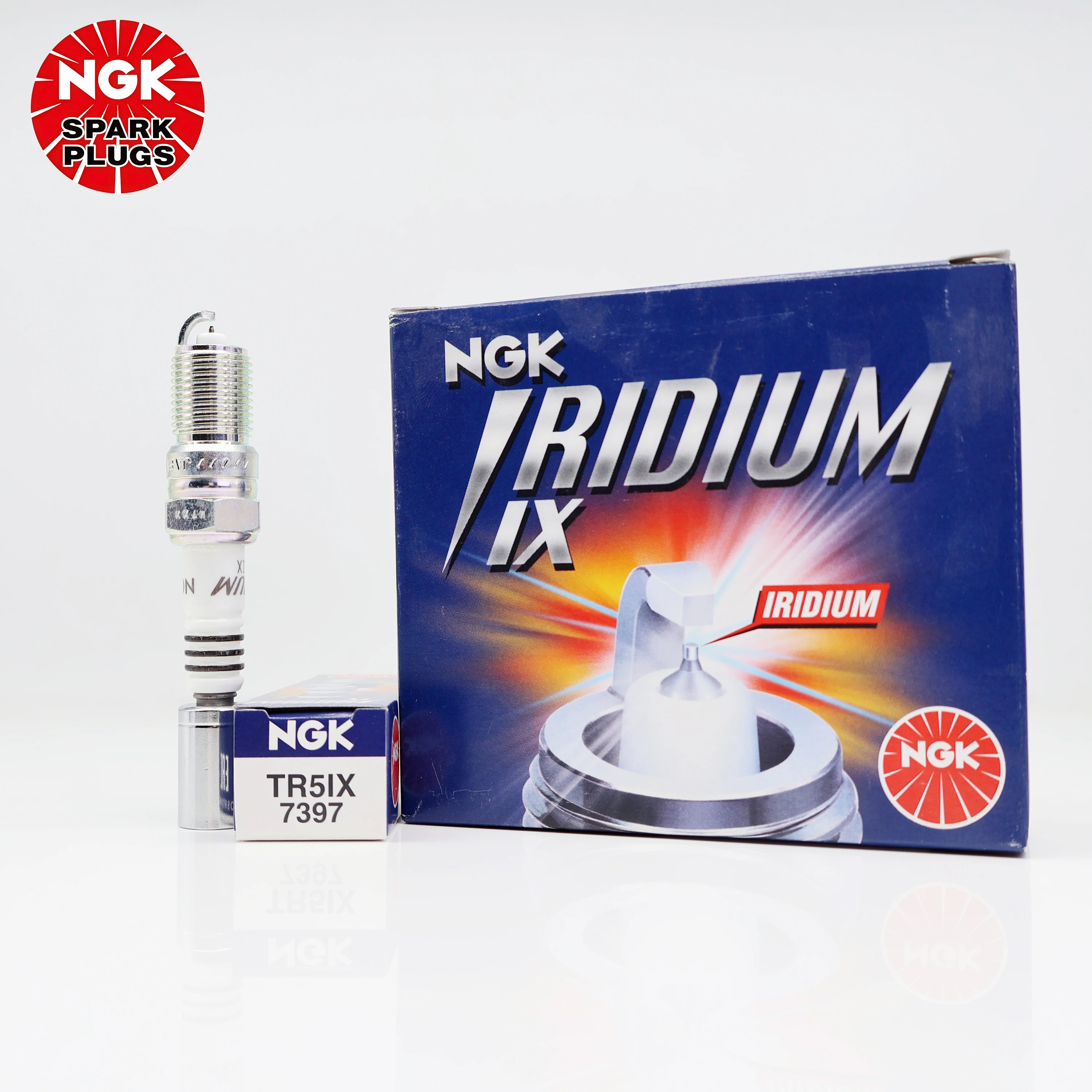 Фото Иридиевая свеча зажигания NGK TR5IX 7397, оригинальный продукт для MERCURY MAZDA, OEM: 803990, AJ0918110 №4