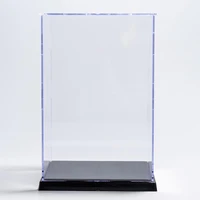 showcase useful acrylic highly transparent display cube organizer case for action figures display box display cabinet