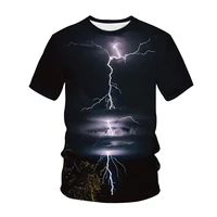 2022 new unisex t shirt3d printed cool hip hop creative lightning patternstreet fashionarajuku y2koversized topfree shippin