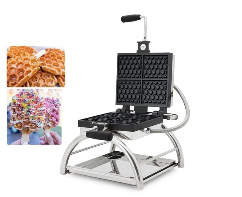 

Electric 4 pcs/plate Hot Selling Honeycomb Waffle Machine Baking Machine Muffin Machine