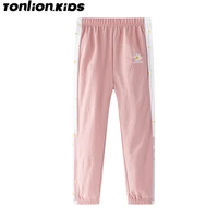 ton lion kids girls summer trend fashion print mosquito pants suitable for 5 12 years old girls boutique summer clothes