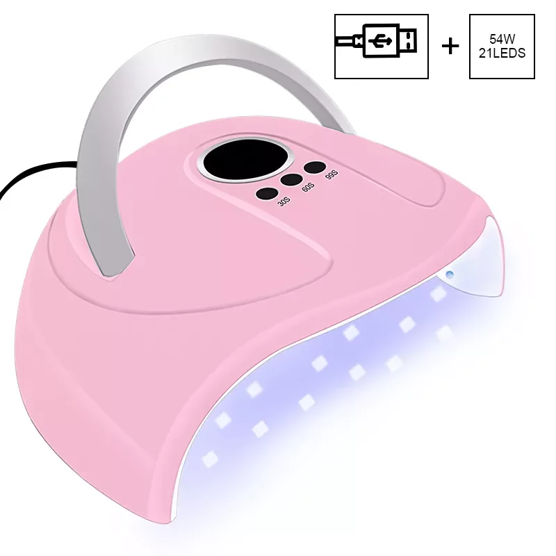 

2023NEW Dryer 54W LED Nail Lamp UV Lamp for Curing All Gel Nail Polish With Motion Sensing Manicure Pedicure Salon Too