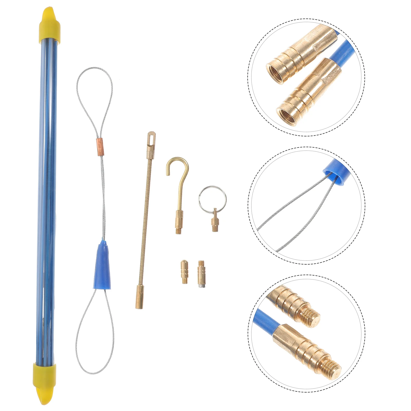 

Wire Kit Fish Electrical Tapetools Push Fiberglass Puller Coaxial Fishing Rods Running Cable Rod Glow Sticks Electrician