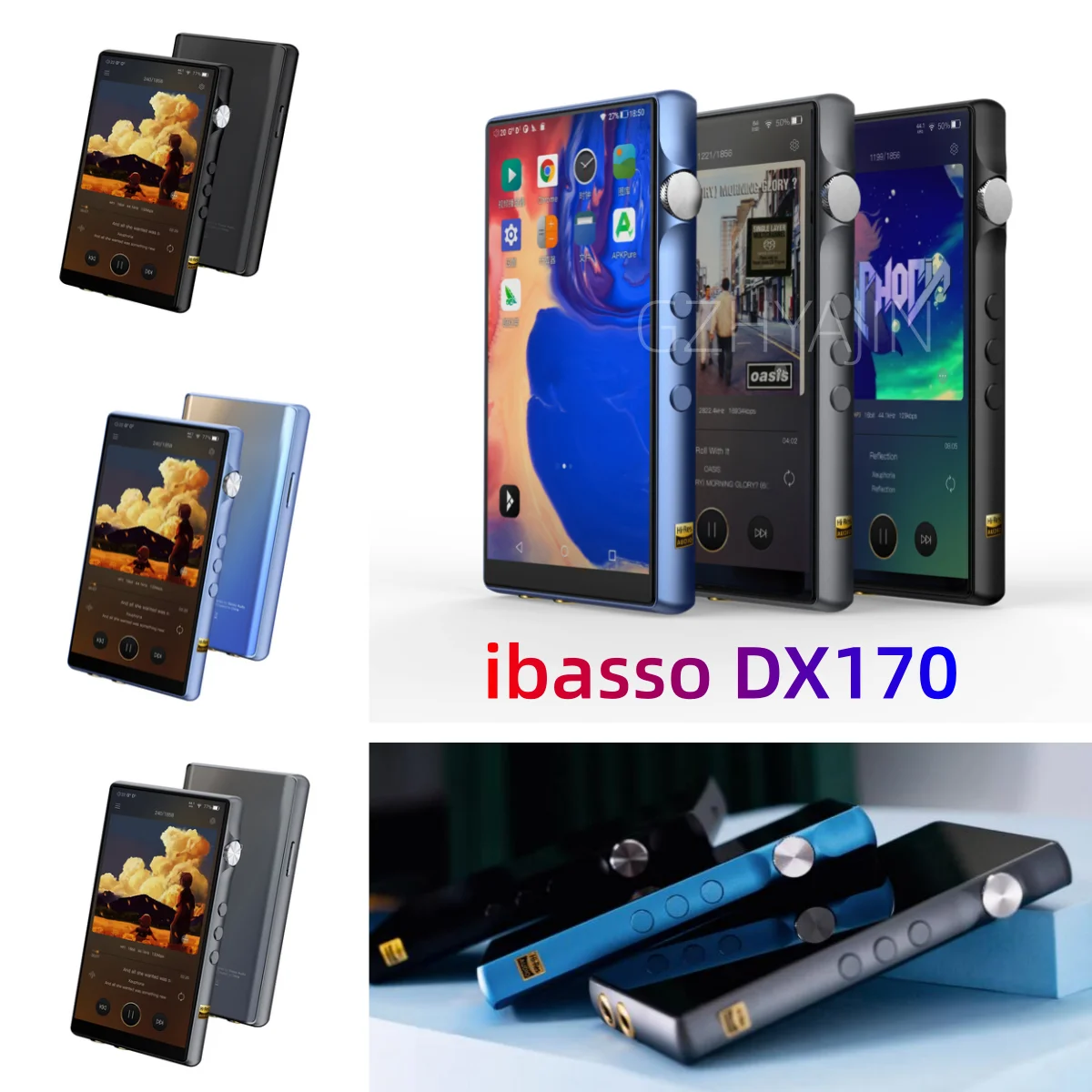 Музыкальный плеер Ibasso DX170 без потерь HIFI Bluetooth WIFI Android DX160 сборный MP3