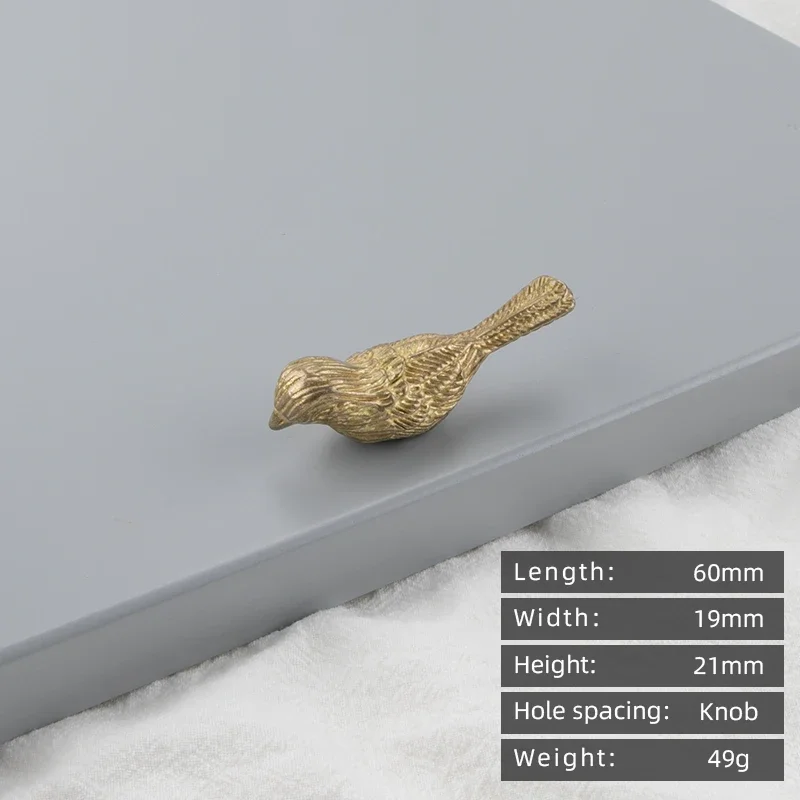 

Ручка для шкафа KEDLO из латуни золото