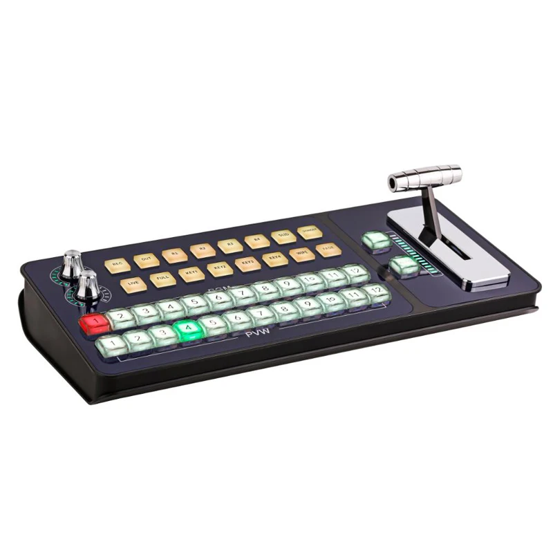 

Vmix Controller Video Switcher Station T-bar Control Panel Live Console Education Recording Broadcasting Guide Keyboard