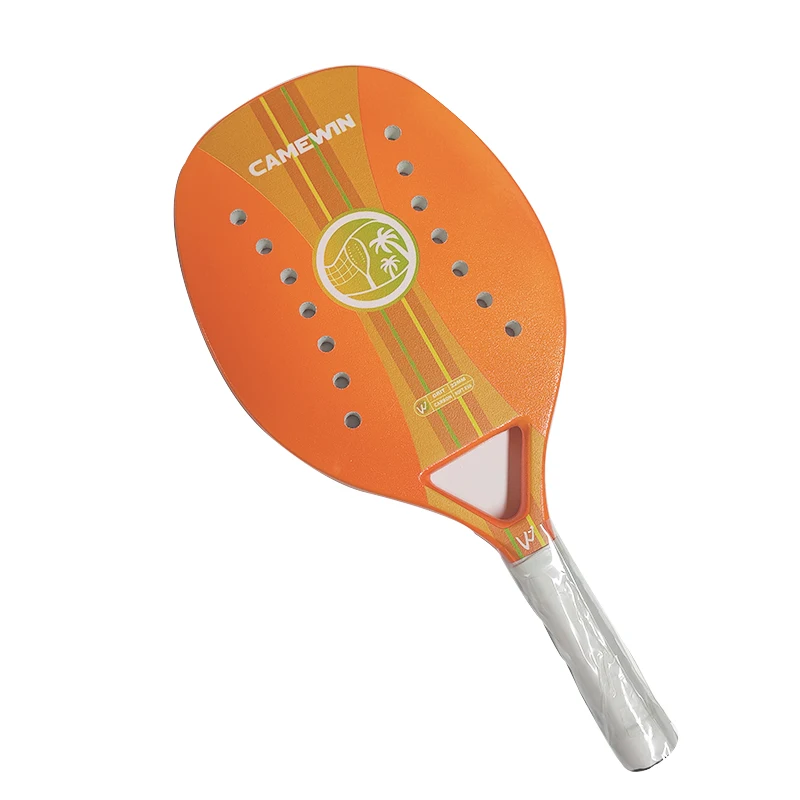 

Ракетки Raquete Beach Tennis Carbon от производителя, ракетки для пляжных мячей для бадминтона, пала, Спорт на открытом воздухе с крышкой